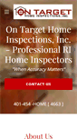 Mobile Screenshot of ontargethomeinspections.net